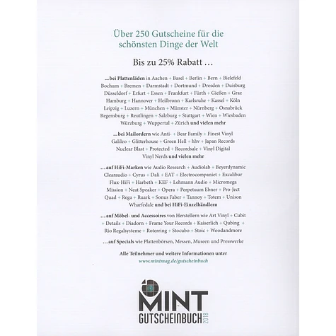 Mint - Das Magazin Für Vinylkultur - Gutscheinbuch 2018