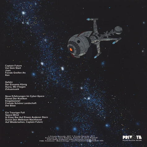 Christian Bruhn - OST Captain Future Cyan/White Vinyl Edition