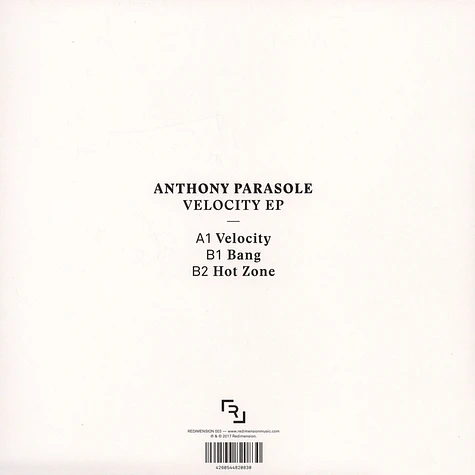 Anthony Parasole - Velocity EP