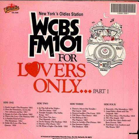V.A. - WCBS FM101 For Lovers Only Part 1
