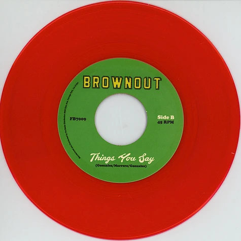 Brownout - Evolver / Things You Say Red Vinyl Edition
