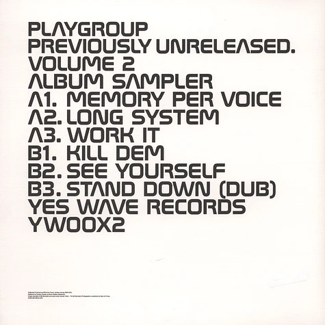 Playgroup - Previously Unreleased Volume 2