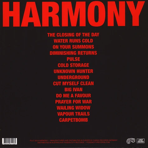 Harmony - Carpetbombing