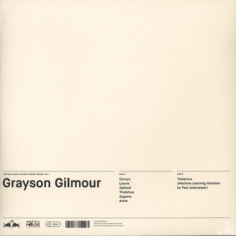 Grayson Gilmour - Red Bull Music Academy Library Series Volume 1