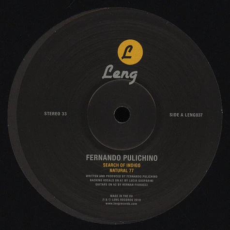 Fernando Pulichino - Search Of Indigo EP