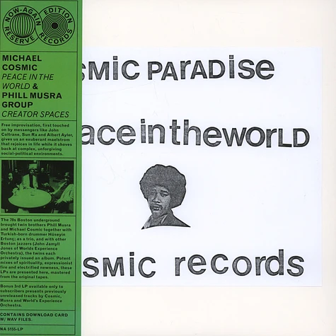 Michael Cosmic / Phill Musra Group - Peace In The World / Creator Spaces
