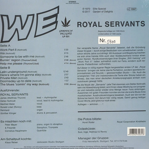 Royal Servants - We