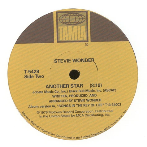 Stevie Wonder - As / Another Star