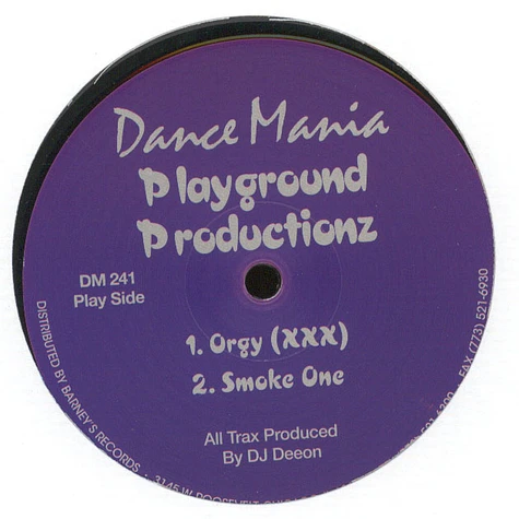 Playground Productionz - Orgy