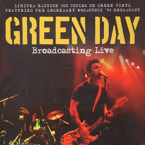 Green Day - Broadcasting Live Green Vinyl Edition