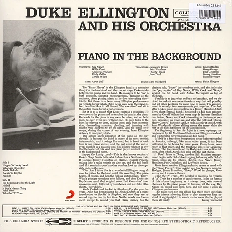 Duke Ellington - Piano In The Background