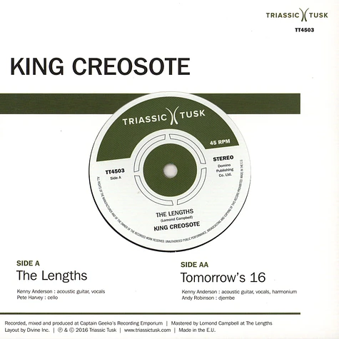King Creosote - The Lengths