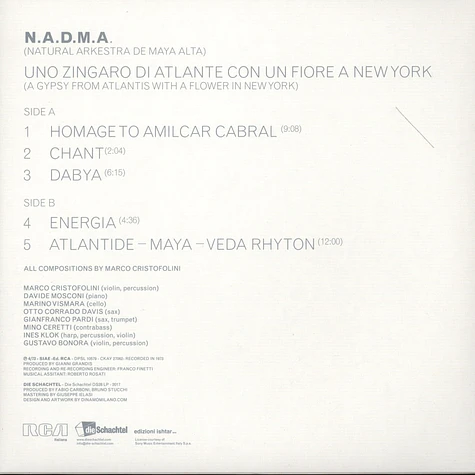 N.A.D.M.A. - Uno Zingaro Di Atlante Con Un Fiore A New York