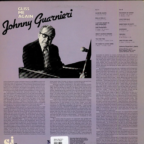Johnny Guarnieri - Gliss Me Again