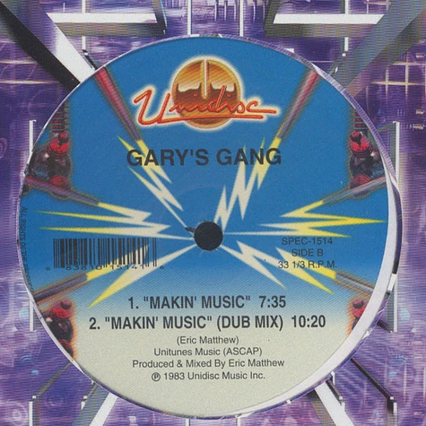 Gary's Gang - Knock Me Out / Makin Music