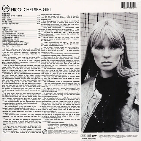 Nico - Chelsea Girl