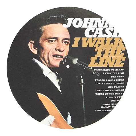 Johnny Cash - Walk The Line Slipmat