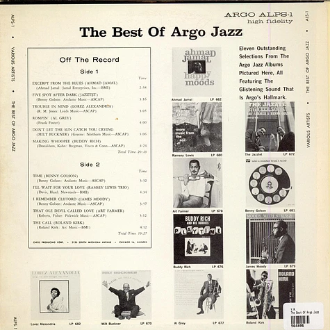 V.A. - The Best Of Argo Jazz