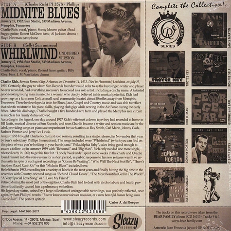 Charlie Rich - Midnite Blues / Whirlwind