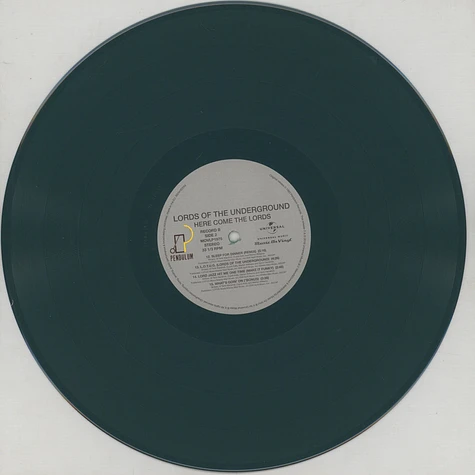 Lords Of The Underground - Here Come The Lords Green Vinyl Edition