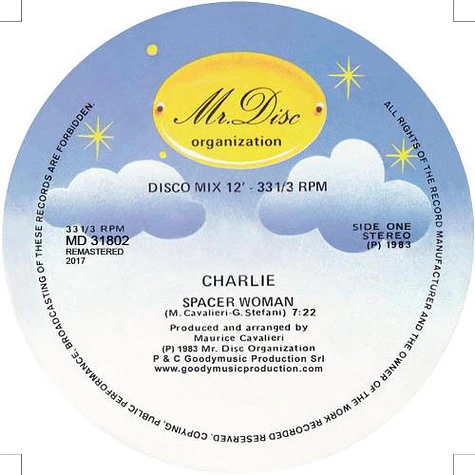 Charlie - Spacer Woman Transparent Vinyl Edition