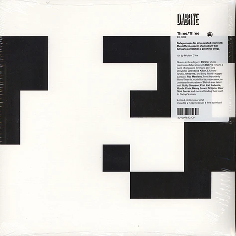 Dabrye - Three/Three Clear Vinyl Edition