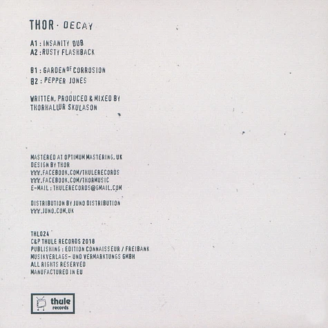 Thor - Decay Black Vinyl Edition