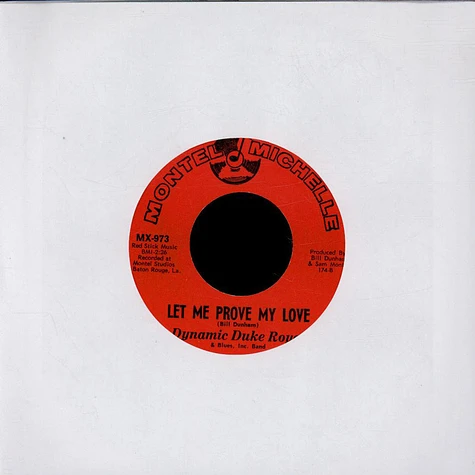 Duke Royal & Blues, Inc. Band - I Wanna Know / Let Me Prove My Love