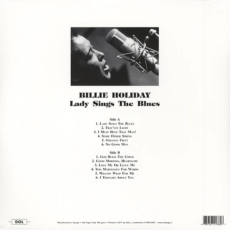 Billie Holiday - Lady Sings The Blues Gatefold Sleeve Edition