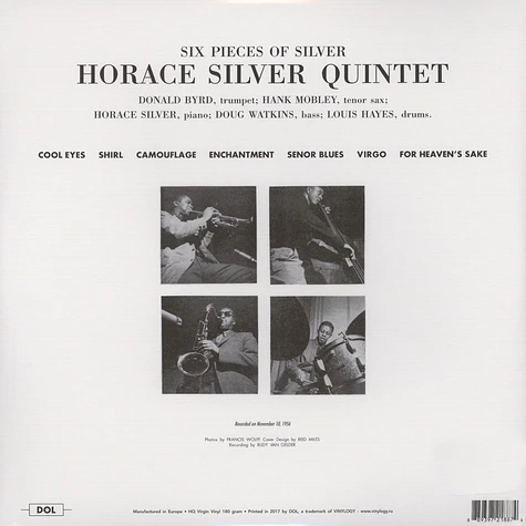 Horace Silver - 6 Pieces Of Silver Gatefold Sleeve Edition