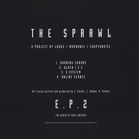 Sprawl, The (Logos, Mumdance & Shapednoise) - EP 2