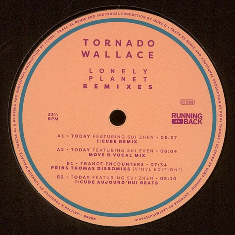 Tornado Wallace - Lonely Planet Move D & Prins Thomas Remixes