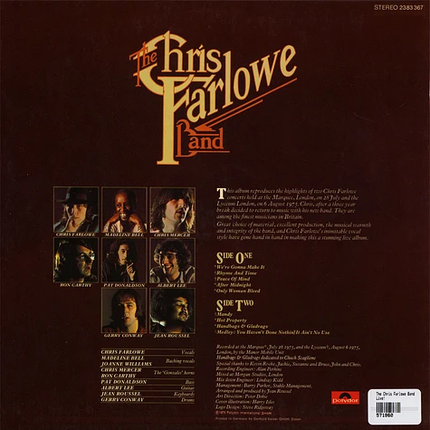 The Chris Farlowe Band - Live!
