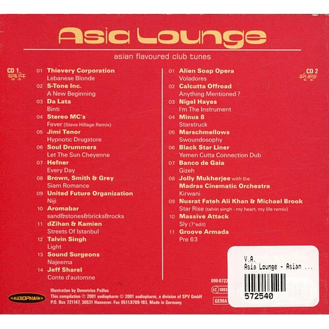 V.A. - Asia Lounge - Asian Flavoured Club Tunes