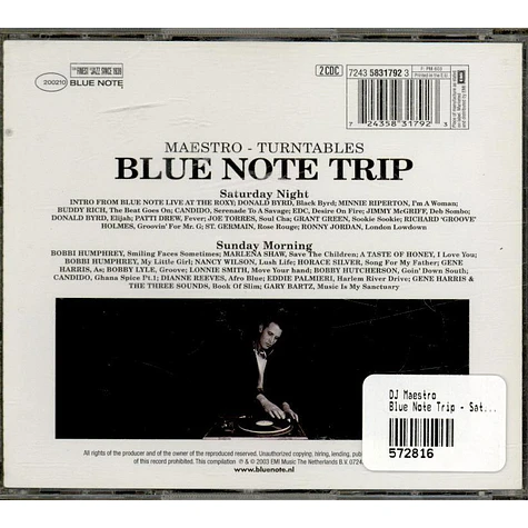 DJ Maestro - Blue Note Trip - Saturday Night / Sunday Morning