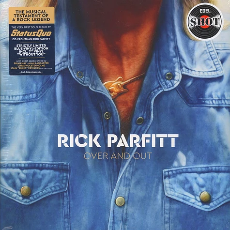 Rick Parfitt of Status Quo - Over And Out Jeansblue Vinyl Edition