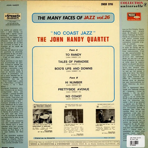 John Handy Quartet - No Coast Jazz