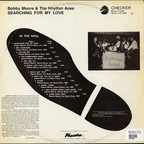 Bobby Moore & The Rhythm Aces - Searching For My Love