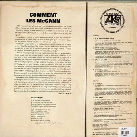 Les McCann - Comment