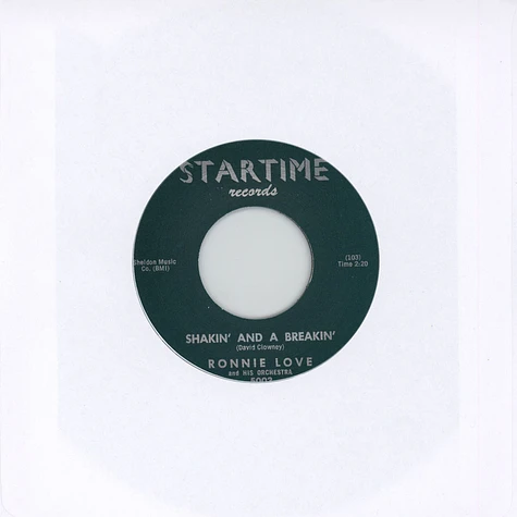 Ronnie Love - Shakin’ And A Breakin’/ You’Re Movin’ Me