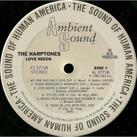 The Harptones - Love Needs