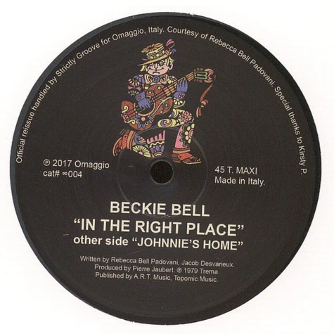 Beckie Bell - In The Right Place