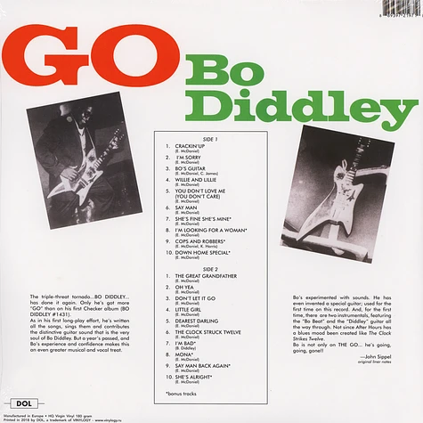 Bo Diddley - Go Bo Diddley Gatefold Sleeve Edition