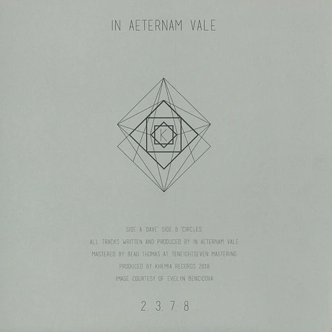 In Aeternam Vale - 2,3,7,8 Clear Vinyl Edition
