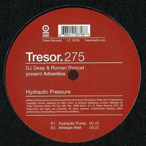 DJ Deep & Roman Poncet present Adventice - Hydraulic Pressure