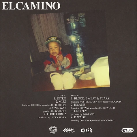 Elcamino - Elcamino EP Black Vinyl Edition