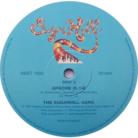 Sugarhill Gang - Rapper's Delight / Apache