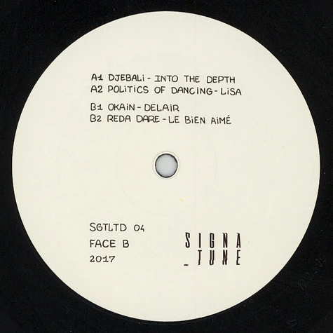 Djebali, Politics Of Dancing, Okain & Reda Dare - SGTLTD04