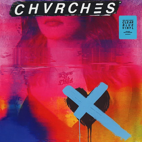 CHVRCHES - Love Is Dead Transculent Light Blue Vinyl Edition