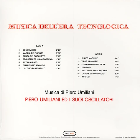 Piero Umiliani Ed I Suoi Oscillatori - Musica Dell’Era Tecnologica